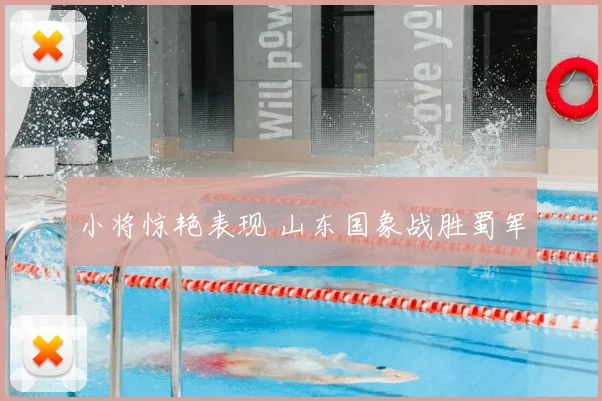 小将惊艳表现 山东国象战胜蜀军